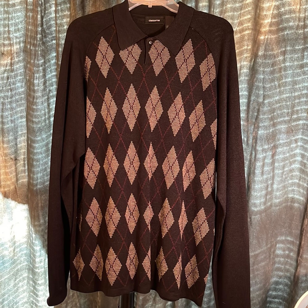 Mens Claiborne long sleeve shirt